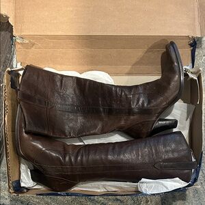 Vintage Steve Madden Brown Heeled Boots